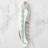 Winter Holiday Gnomes kerstbomen Thunder_Cove Kurkentrekker (Achterkant)