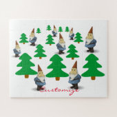 Winter Holiday Gnomes kerstbomen Thunder_Cove Legpuzzel (Horizontaal)