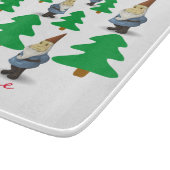 Winter Holiday Gnomes kerstbomen Thunder_Cove Snijplank (Hoek)