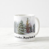 Winter Holiday / Happy Solstice Mok (Voorkant rechts)