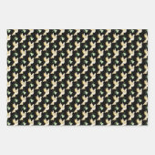 Winter Holiday Kersthond Inpakpapier Vel (Voorkant 2)