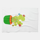 Winter Holiday Kerstmis Cactus Desert Southwest Theedoek (Horizontaal)