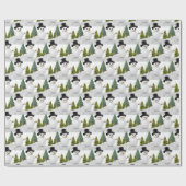 Winter Holiday / Kerstsneeuwkraft of cadeau Cadeaupapier (Vlak)