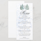 Winter Holiday Menu (Voorkant / Achterkant)