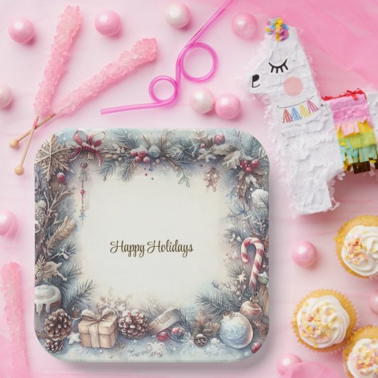 Winter Holiday Paper Bord (Feest)