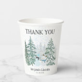 Winter Holiday Papieren Bekers (Voorkant)