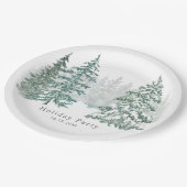 Winter Holiday Papieren Bordje (Gekanteld)