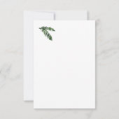 Winter Holiday Party Event Receptie RSVP (Achterkant)