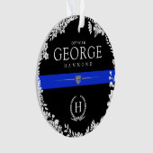 Winter Holiday | Politie beschouwd als aangepast m Ornament (voorkant)