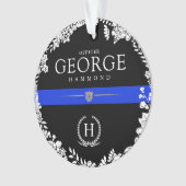 Winter Holiday | Politie beschouwd als aangepast m Ornament (voorkant)