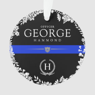 Winter Holiday   Politie beschouwd als aangepast m Ornament