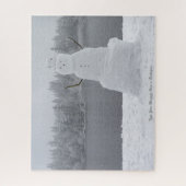 Winter Holiday Puzzle Winter Landscape Art Puzzle Legpuzzel (Verticaal)