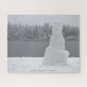 Winter Holiday Puzzle Winter Landscape Art Puzzle Legpuzzel (Horizontaal)