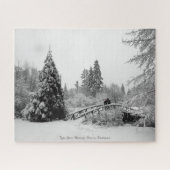 Winter Holiday Puzzle Winter Landscape Art Puzzle Legpuzzel (Horizontaal)