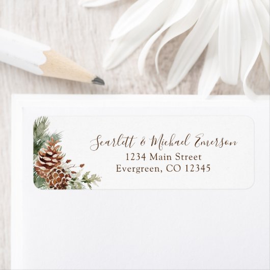 Winter Holiday Return Label (Insitu)