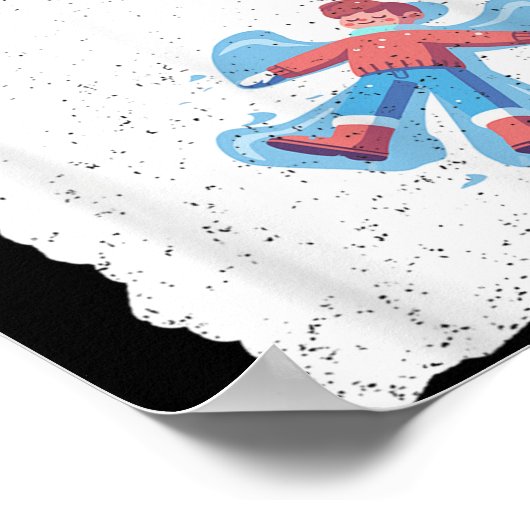 Winter Holiday Ski Christmas Ski X-mas Skiing Skie Poster (Hoek)