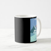 Winter Holiday Ski Christmas X-mas Skiing Skier 1  Koffiemok (Voorkant rechts)