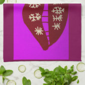 Winter Holiday Smile Kitchen Towel Theedoek (Gevouwen)