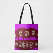 Winter Holiday Smile Tote Bag (Voorkant)