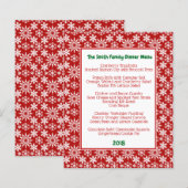 Winter Holiday Snowflakes (Voorkant / Achterkant)