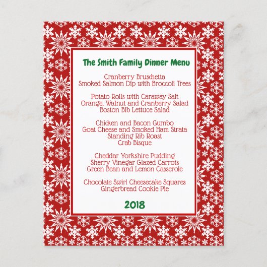 Winter Holiday Snowflakes (Voorkant)