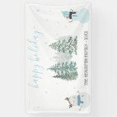 Winter Holiday Spandoek (Verticaal)