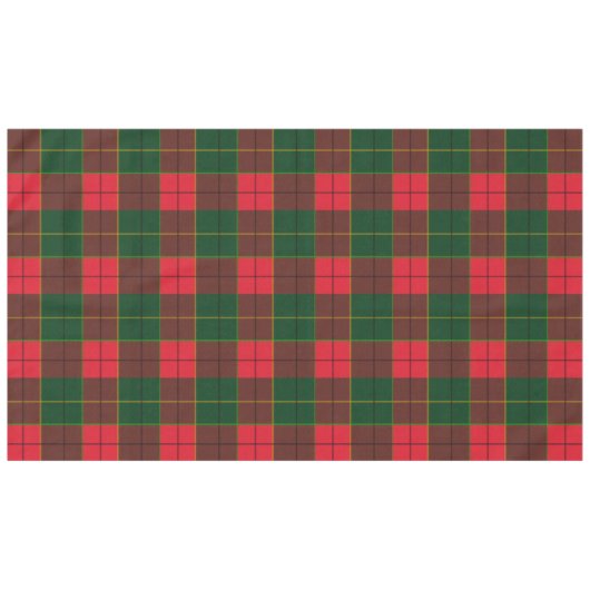 Winter Holiday Tartan pattern  Scottish red green Tafelkleed (Voorkant (Horizontaal))