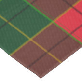 Winter Holiday Tartan pattern  Scottish red green Tafelkleed (Gekanteld)