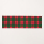Winter Holiday Tartan pattern Scottish red green Yogamat (Voorkant (horizontaal))