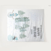 Winter Holiday Wandkleed (Voorkant (horizontaal))