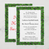 Winter Holiday Weddenschap Uitnodiging (Voorkant / Achterkant)