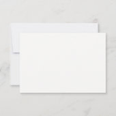 Winter Holiday Wedding 3 Entree RSVP Reactie Kaartje (Achterkant)