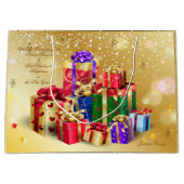 Winter Holiday Wishes XMAS Persoonlijk Groot Cadeauzakje (Voorkant)