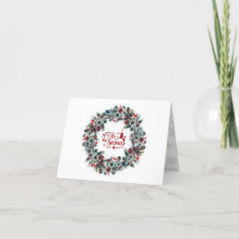 Winter Holiday Wreath is het seizoen Aankondiging