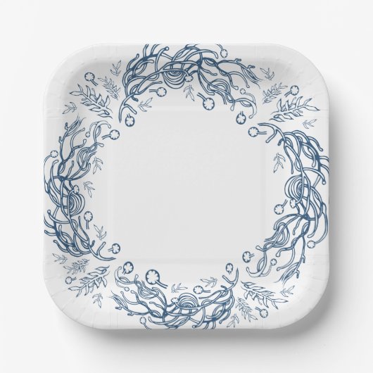 Winter Holidays Fairy Tales. Papieren Bordje (Voorkant)