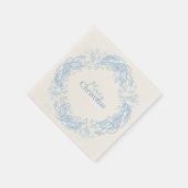 Winter Holidays Fairy Tales. Vintage botanical. Servet (Hoek)