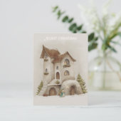 Winter Holidays Postcard Briefkaart (Staand voorkant)