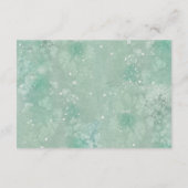 Winter Holly Advice voor de Bride Advieskaart (Achterkant)