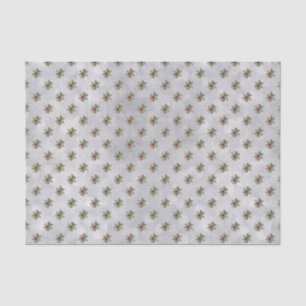 Winter Holly Berry Pattern Weefpapier Tissuepapier