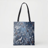 Winter Holly Bird Tote Bag (Voorkant)