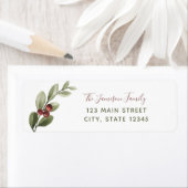 Winter Holly Etiket (Insitu)