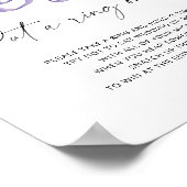 Winter holly krans - zet een ring op het spel post poster (Hoek)