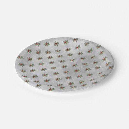 Winter Holly Pattern Paper Bord (Gekanteld)