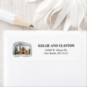 Winter Home Return Address Labels (Insitu)