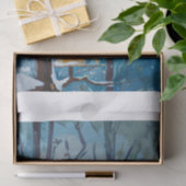 Winter Home, Snowy Birdhouse Tissuepapier (Geschenk)