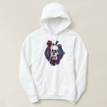 Winter hoodie met een stijlvol en mysterieuze ontw