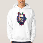 Winter hoodie with a stylish and mysterious design (Voorkant)
