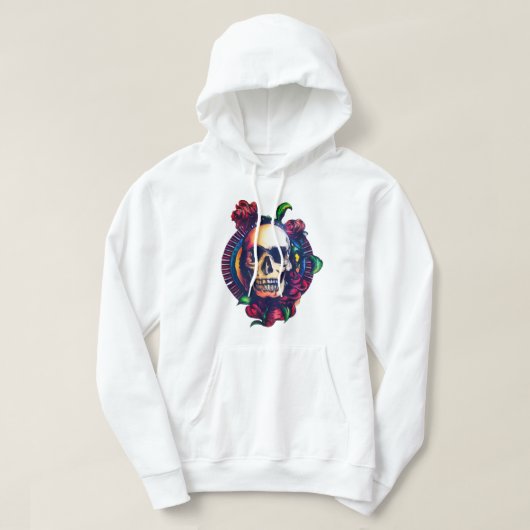 Winter hoodie with a stylish and mysterious design (Design voorkant)
