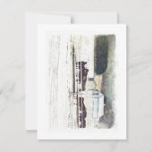 Winter Horse Boerderij Waterverf (Voorkant)