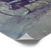 WINTER HORSE & BUGGY DOOR SHARON SHARPE POSTER (Hoek)